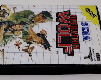 Jeu SEGA MASTER SYSTEM Operation Wolf Complet En Boîte - État Correct, Rétro Gaming