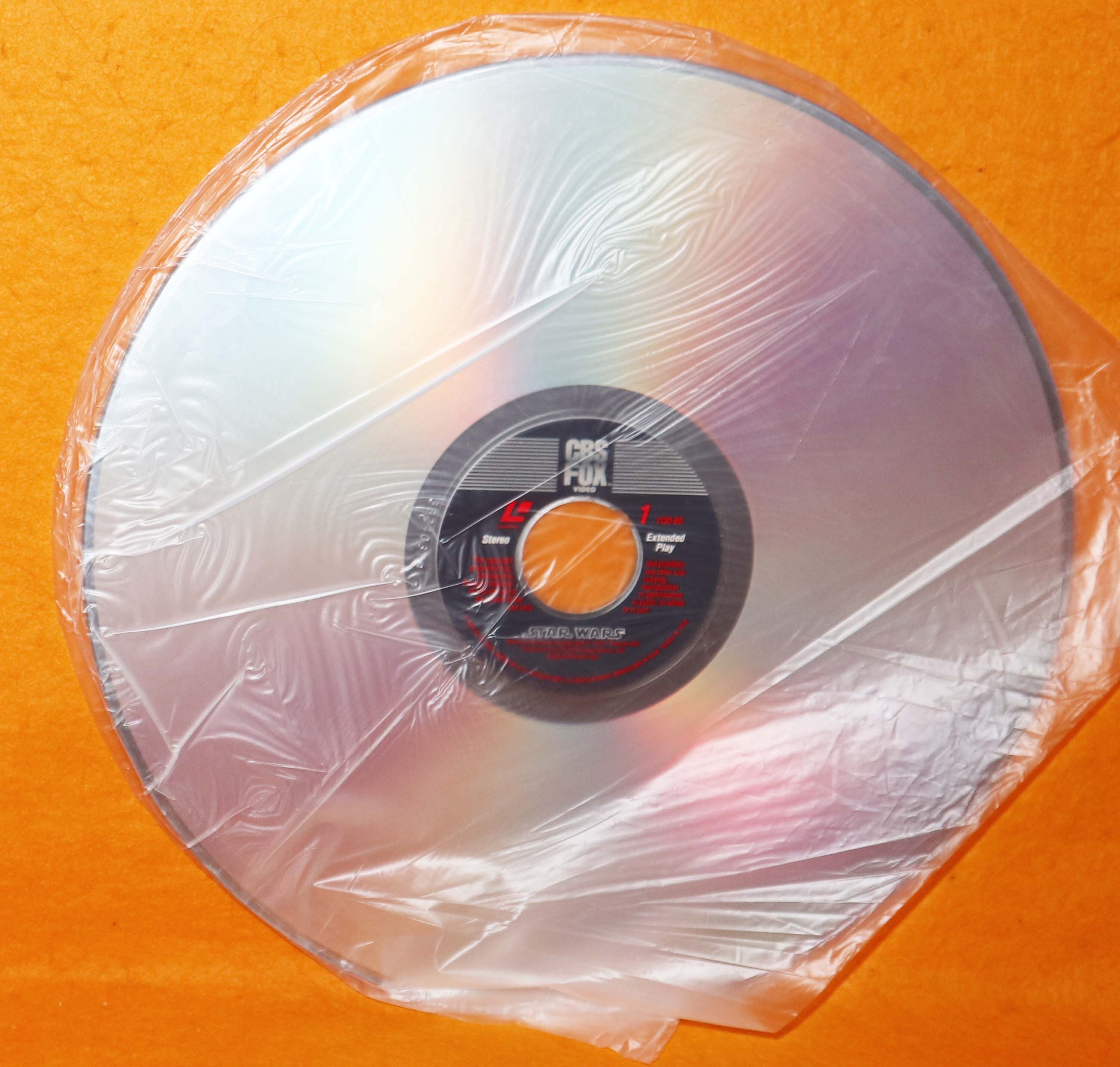 Vintage 1983 CBS Fox Video Star Wars Laser Disc Laserdisc LD