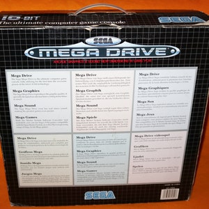 Vintage Sega Mega Drive Megadrive 1 16-Bit Console 1601-05 Boxed Working, Controller Game Lot Rare Altered Beast Version 671-0503 image 6