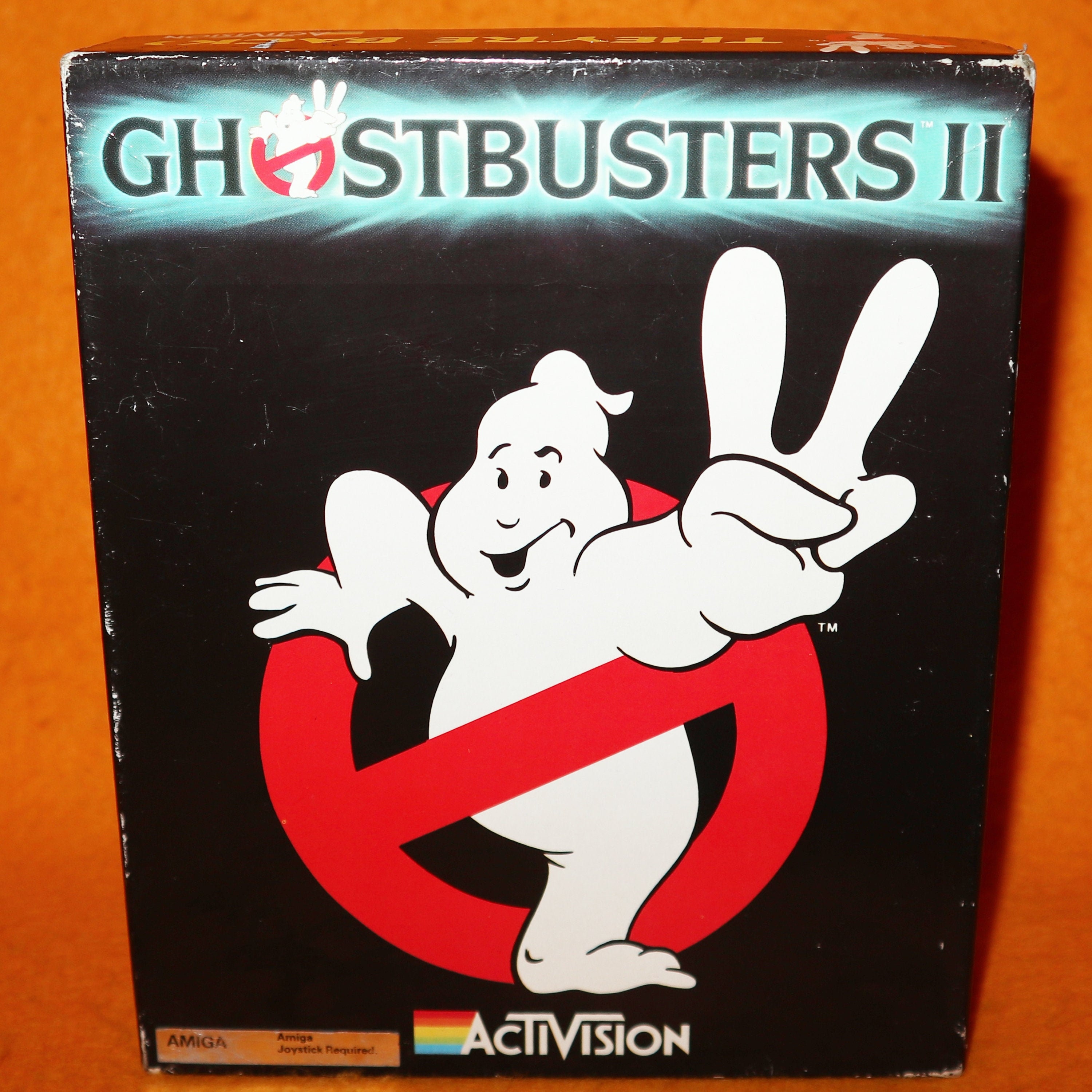 Vintage 1989 80s Commodore Amiga CBM Ghostbusters II 2 Video Game Boxed