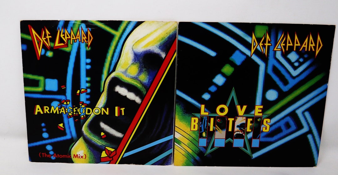 Vintage 1988 80s Phonogram Def Leppard - Armageddon It (the Atomic