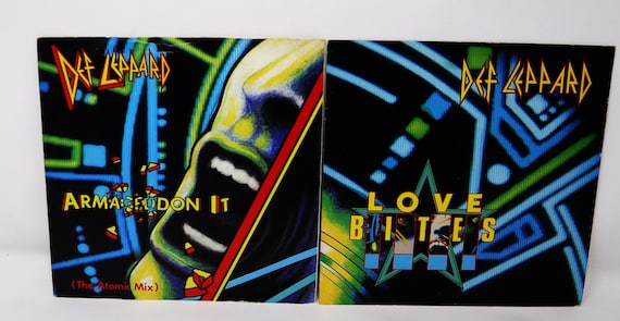 80s名盤LP6枚セット H&O(帯付)/プリファブ/アズテック他 Vintage 1988 80s Phonogram Def Leppard - Armageddon It (the Atomic