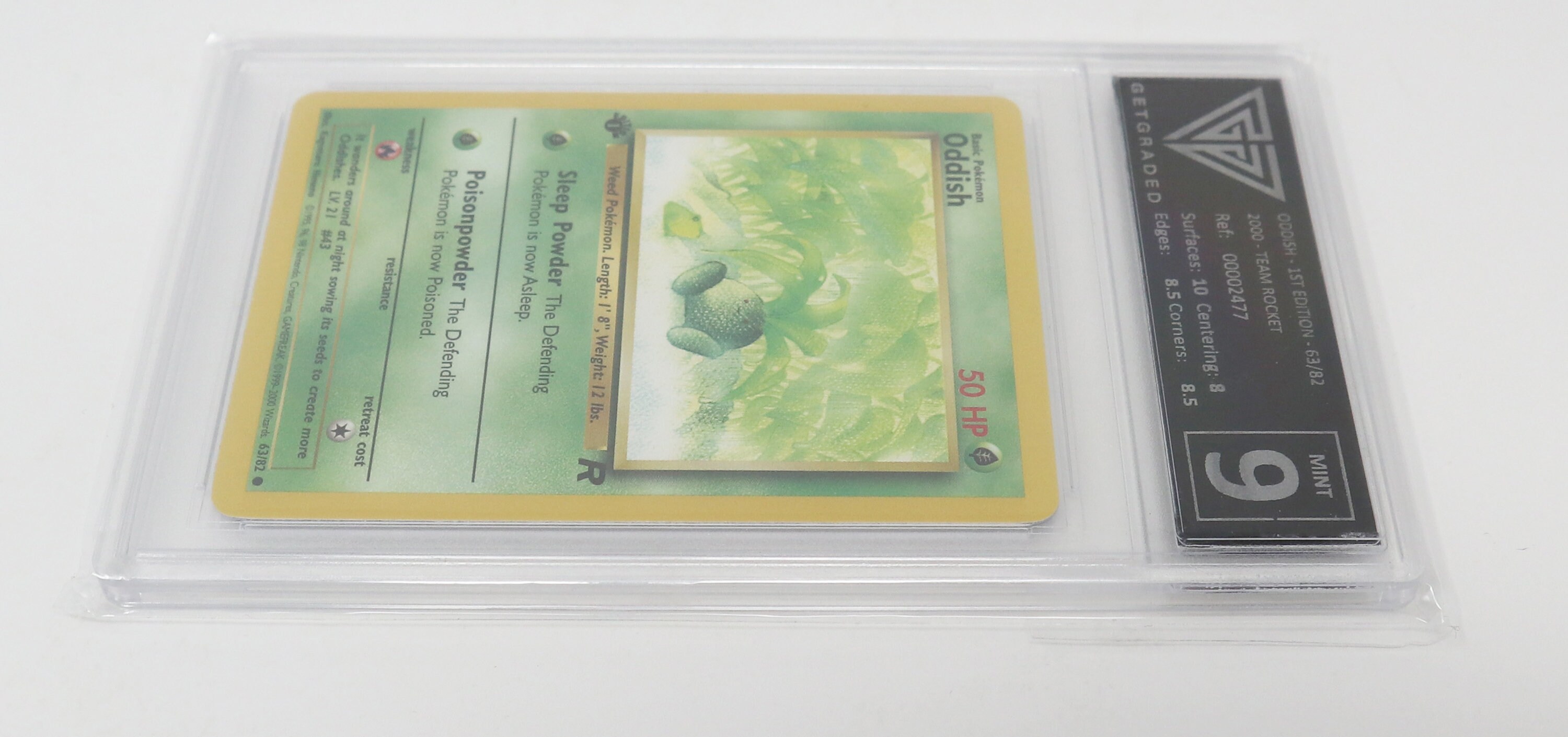 Vintage 2000 Nintendo Pokemon Oddish 1st Edition 63/82 Team Rocket Trading  Game Card Get Graded Mint 9 Rare - Etsy Canada