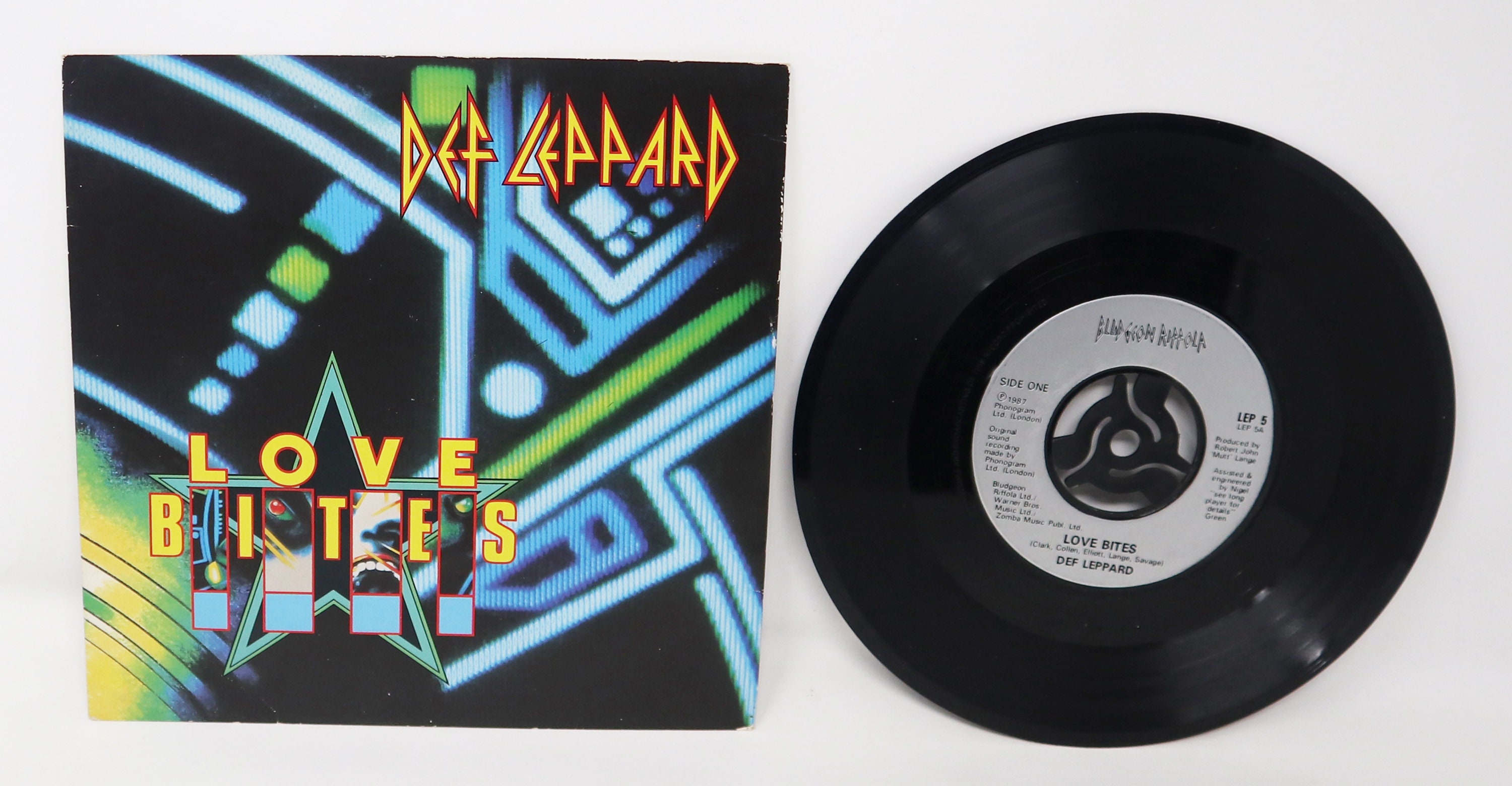 Def Leppard レコード Vintage 1988 80s Phonogram Def Leppard - Armageddon It (the