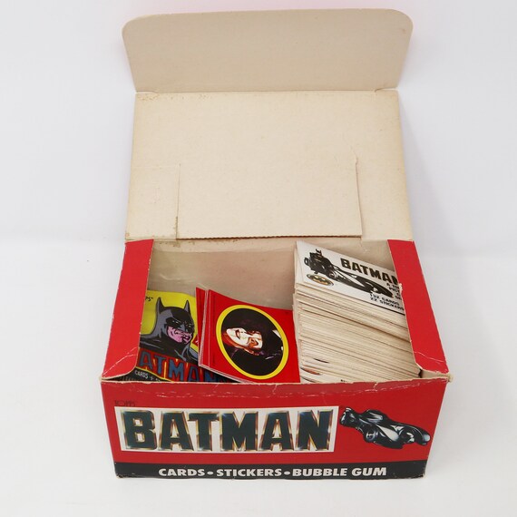 Vintage 1989 80s TOPPS DC Comics Batman Trading Cards Near