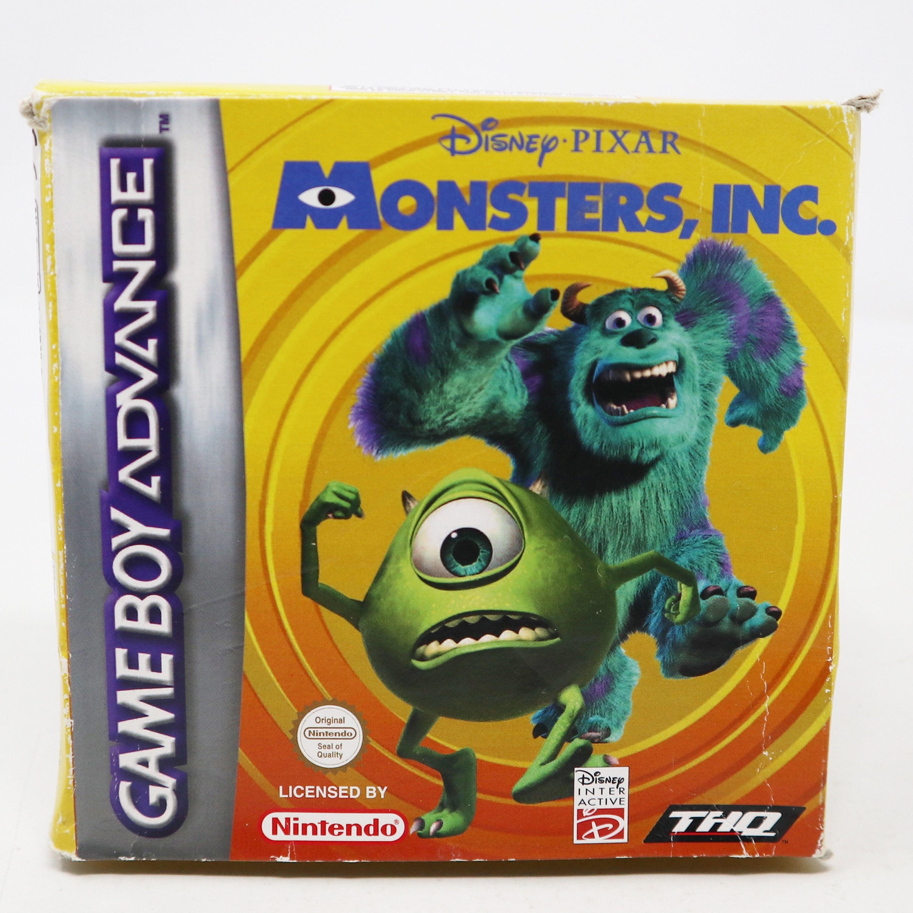 Vintage 2002 Nintendo Game Boy Advance Disney Pixar Monsters Inc. Cartridge Video Game Boxed Pal Etsy