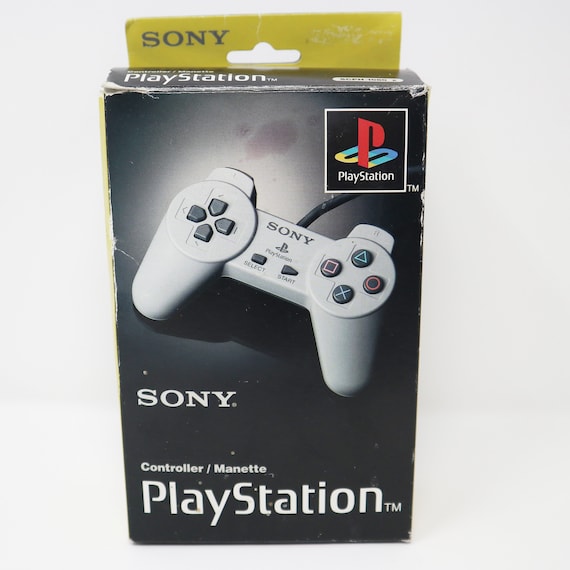 Ledningsevne Ægte jage Vintage Sony Playstation 1 PS1 Controller SCPH-1080 E Boxed - Etsy