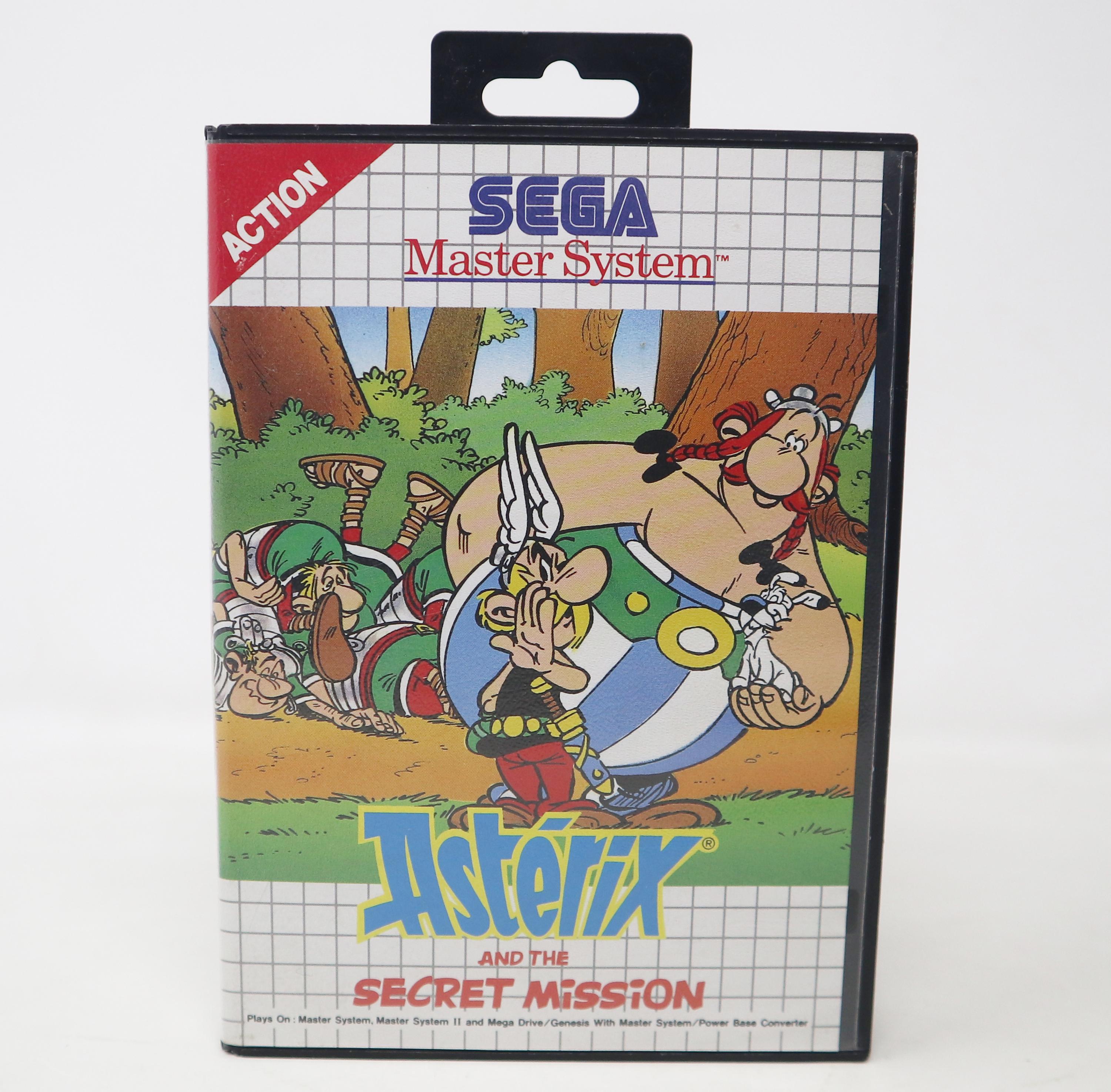 Vintage 1993 90s Sega Master System Asterix and the Secret Mission
