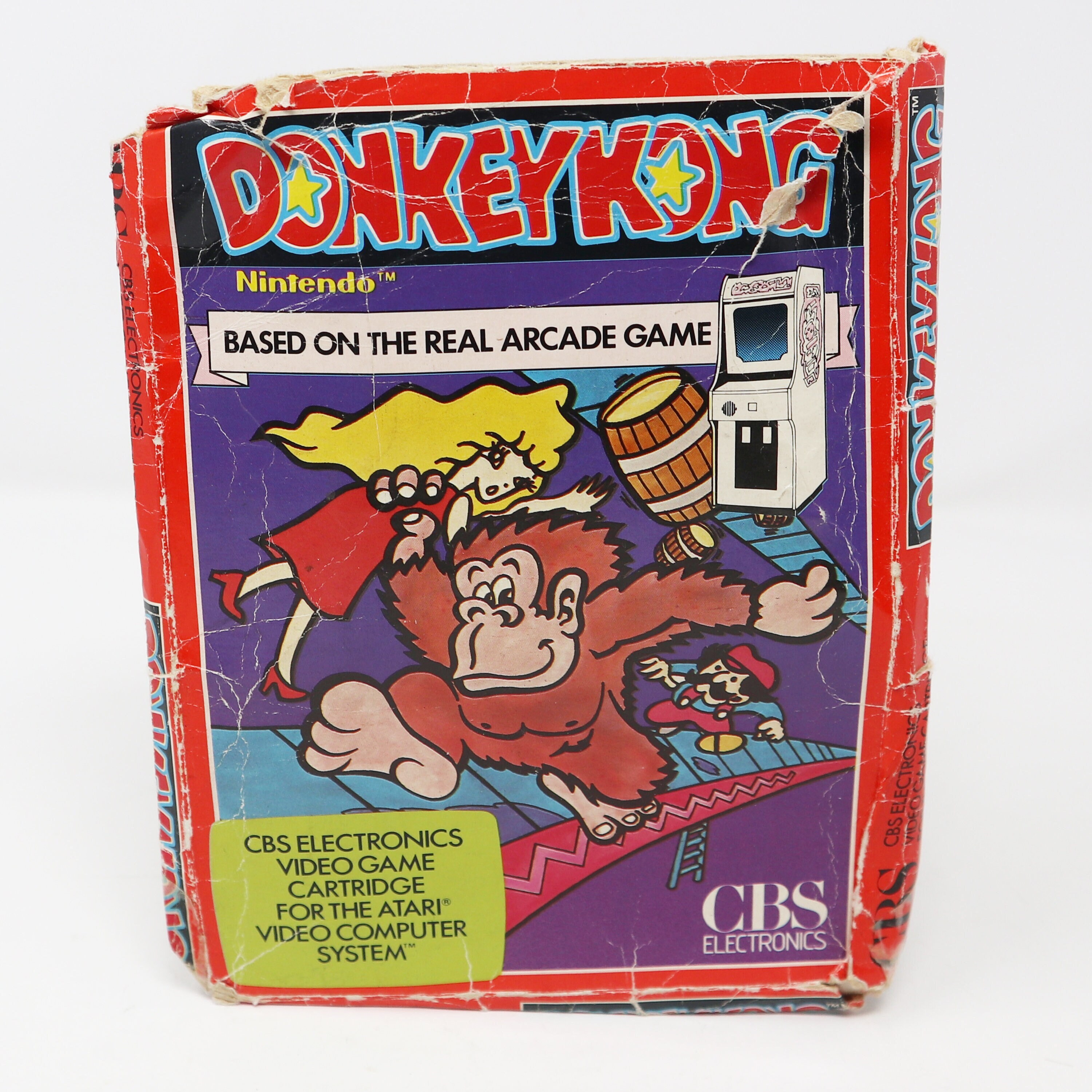 Vintage 1983 80s Atari Nintendo Donkey Kong CBS Electronics Video