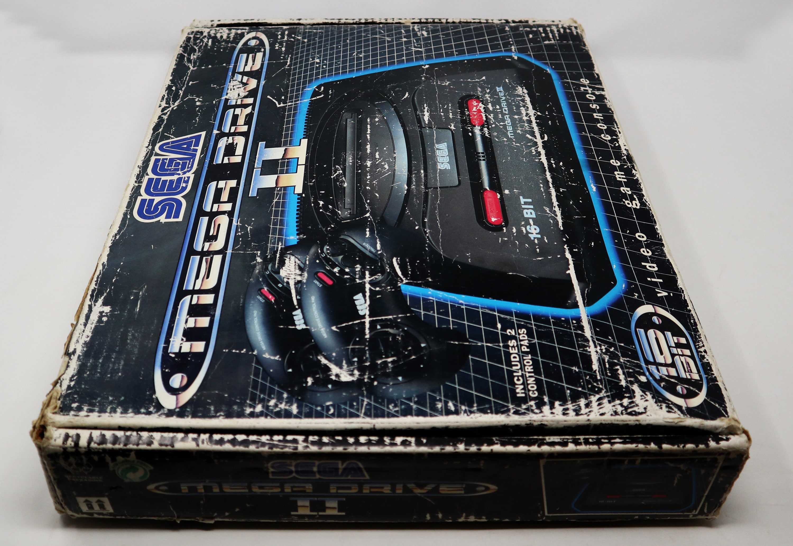 Vintage Sega Mega Drive Megadrive II 2 16-bit Console MK-1631-50