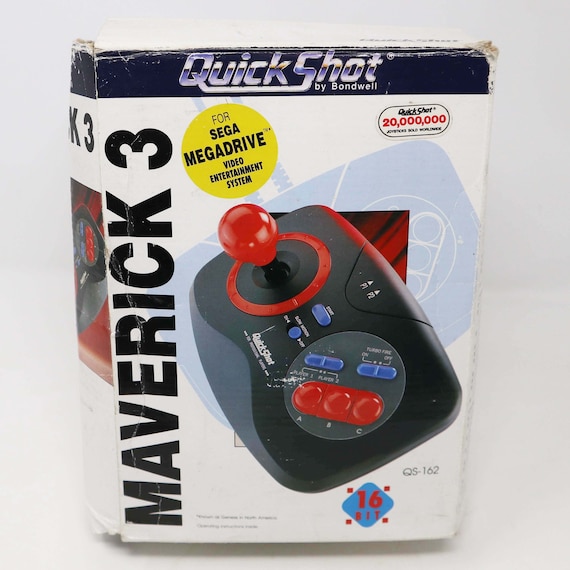 Joystick QUICKSHOT Vintage Pour Atari, Commodore, Amstrad, Megadrive