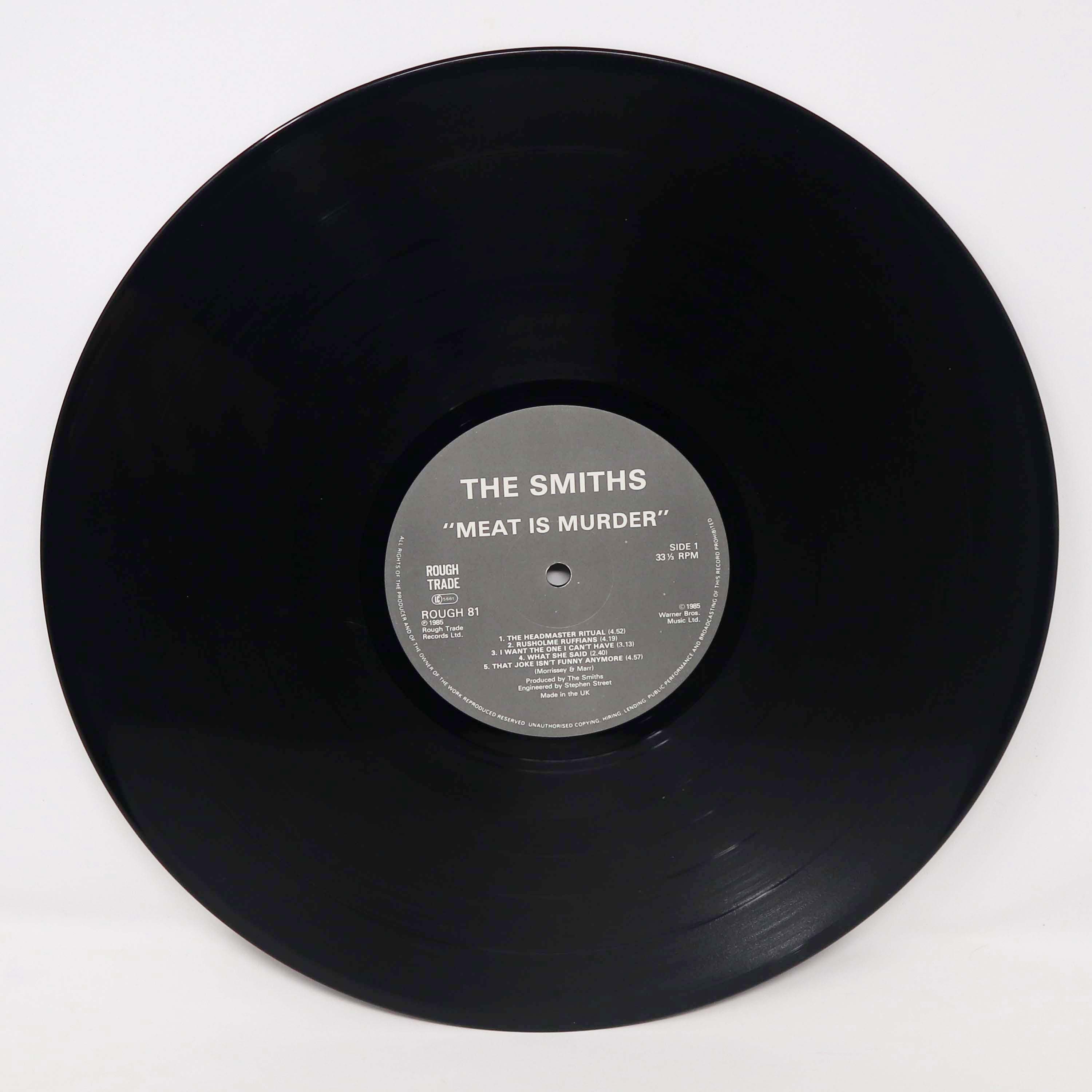 Vintage 1985 80s Rough Trade Records the Smiths - Meat is Murder