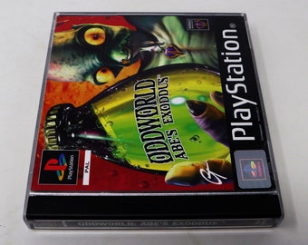 Jeu PS1 Oddworld : L'Exode D'Abe - Version PAL FR Complète En Boîte - Bon état (Fonctionne)