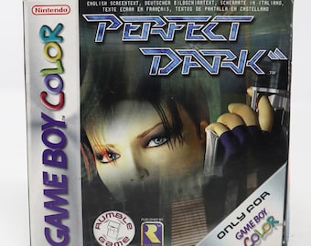 Vintage 2000 Nintendo Game Boy Color Colour Perfect Dark Cartridge Video Game Boxed Pal