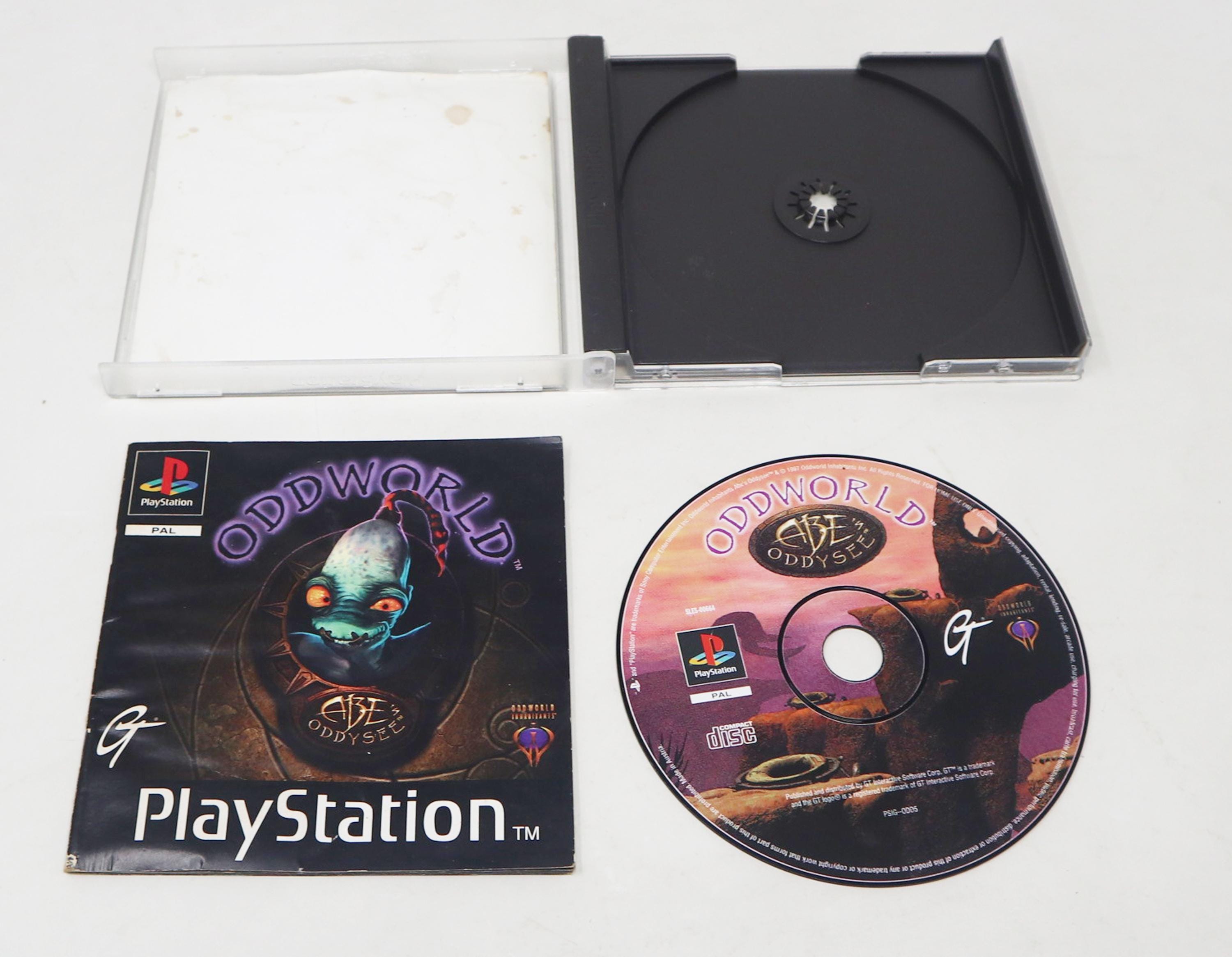 Vintage 1997 90s Playstation 1 PS1 Oddworld : Abe's Oddysee Video