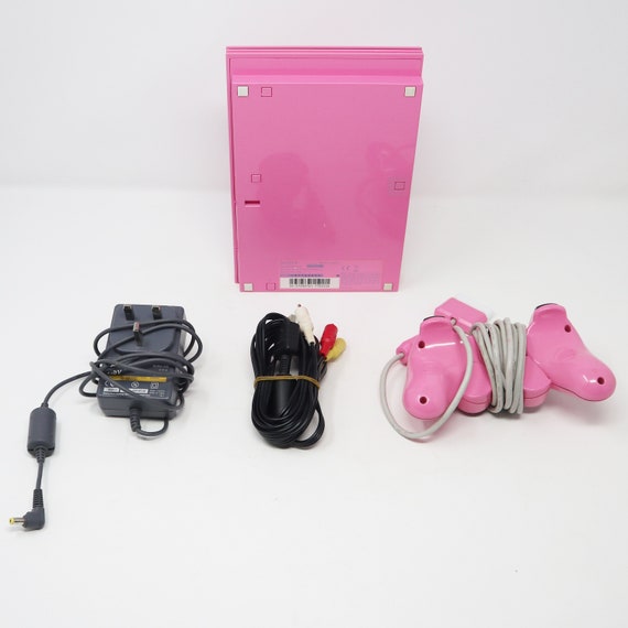 Vintage Sony Playstation 2 PS2 Pink Slim Pal Console (SCPH Vintage Sony Playstation 2 PS2 Pink Slim Pal Console (SCPH