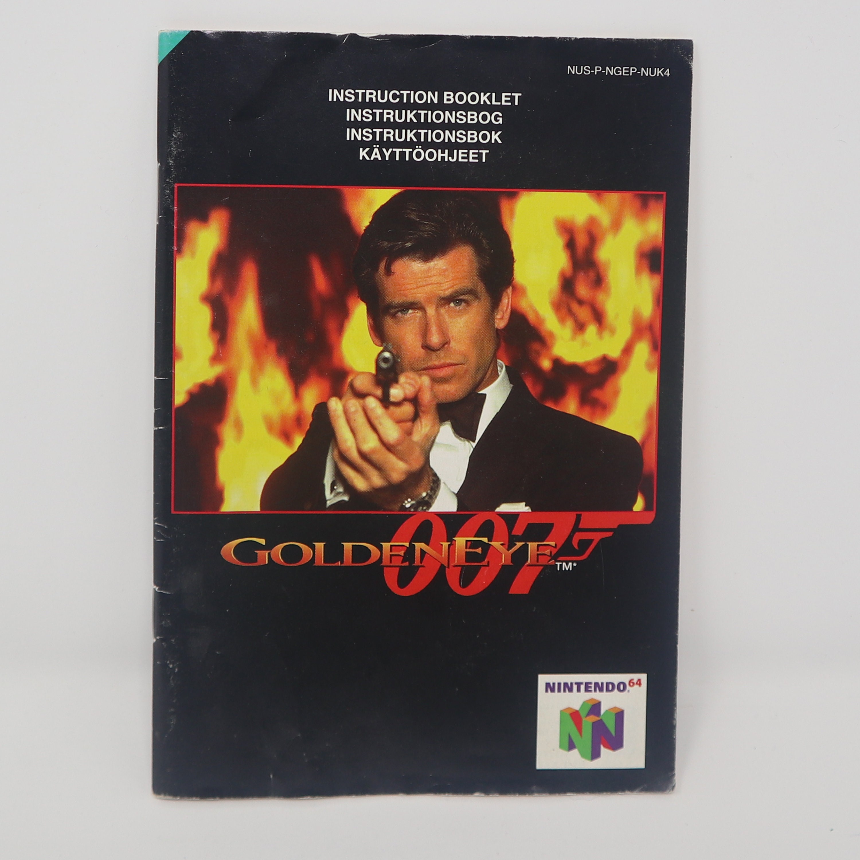 Vintage 1997 90s Nintendo 64 N64 Goldeneye Golden Eye 007 James