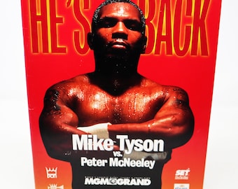 Vintage World Heavyweight Championship Boxing Mike Tyson vs. Peter McNeeley August 19 1995 MGM Grand Garden Las Vegas Programme Program Book