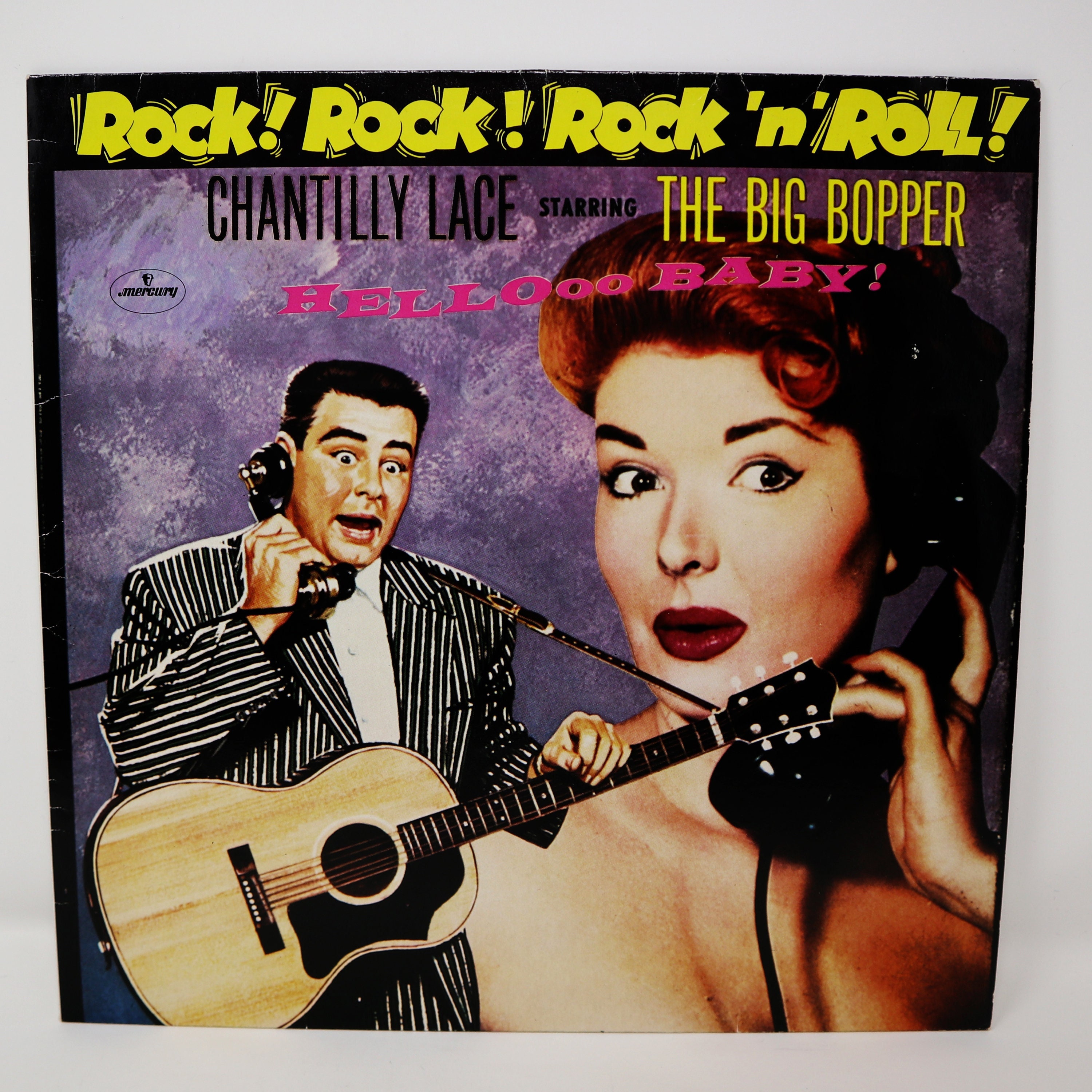 Vintage 1980 80s Mercury the Big Bopper Rock Rock Rock 'n' Roll Chantilly  Lace 12 LP Album Vinyl Record Rare Germany Mono Reissue -  Sweden