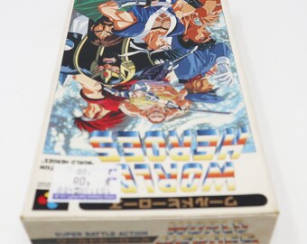 Vintage 1992 90s Capcom Nintendo Super Famicom SNES Sunsoft World