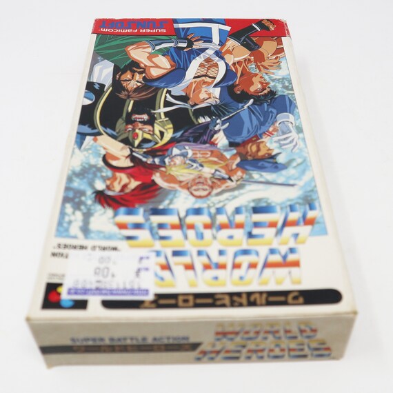 Vintage 1992 90s Capcom Nintendo Super Famicom SNES Sunsoft World