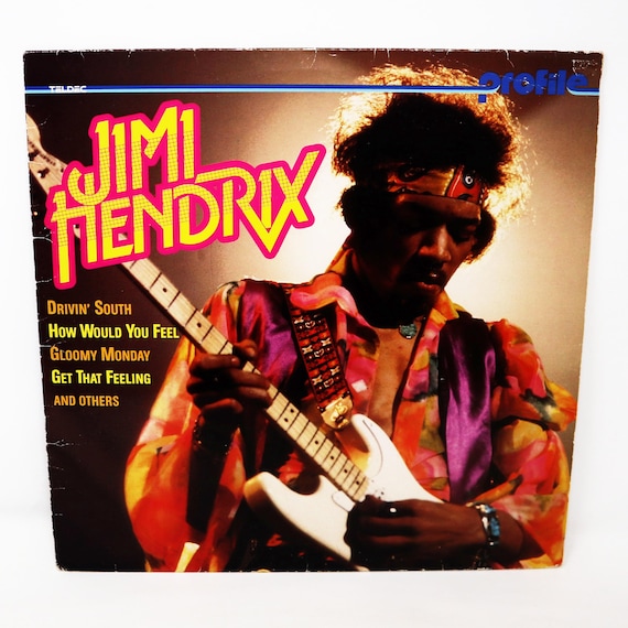 Vintage 1981 80s Strand TELDEC Profile Jimi Hendrix - Profile Jimi 