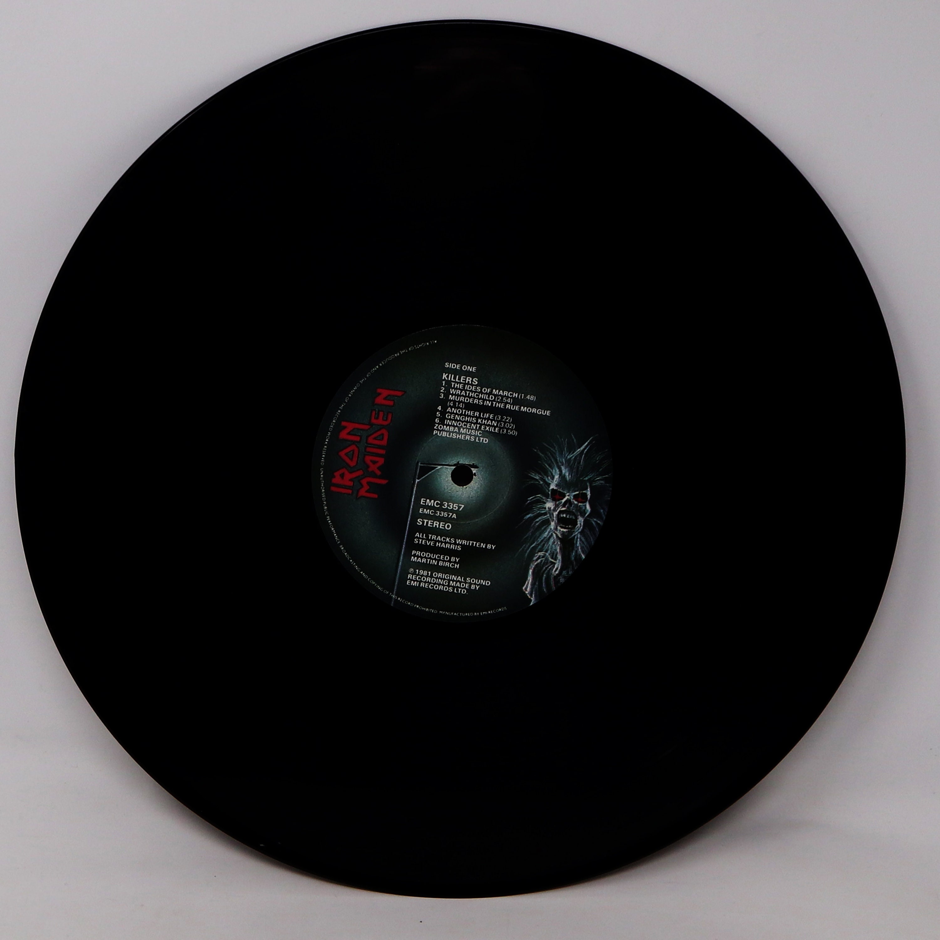 Vintage 1981 80s EMI Records Iron Maiden - Killers 12