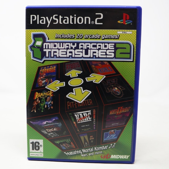 Vintage 2004 Sony Playstation 2 PS2 Midway Arcade Treasures 2