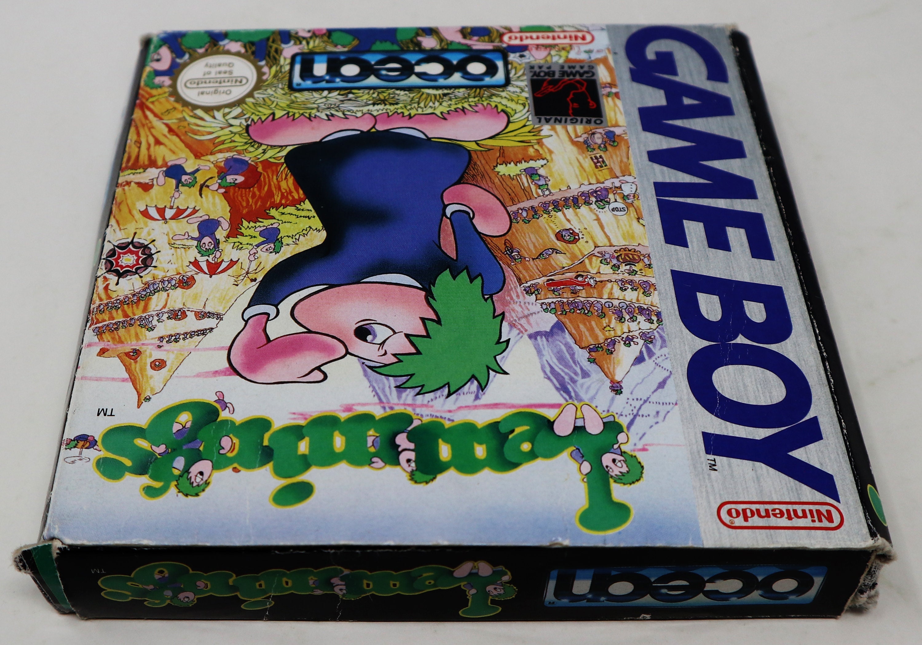 Vintage 1994 90s Game Boy Compact Video Game System Lemmings 2 