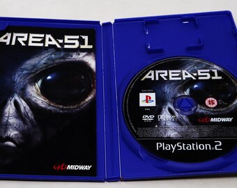 Vintage 2006 Sony Playstation 2 PS2 Area 51 Video Game PAL 1-2
