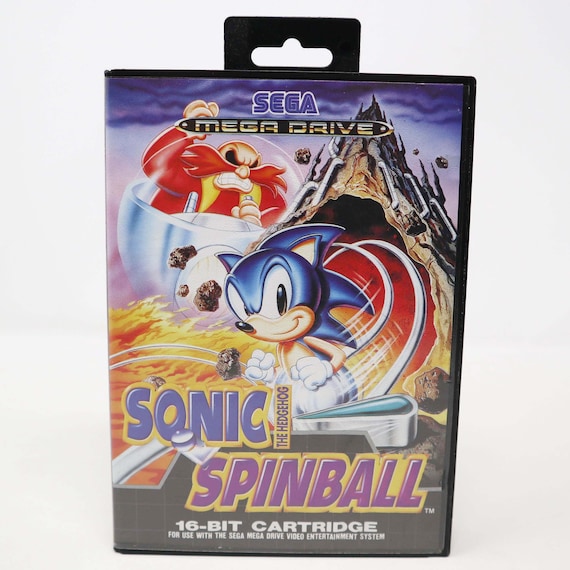 Vintage 1993 90s Sega Mega Drive Megadrive Sonic the Hedgehog