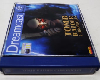 Vintage 2000 Sega Dreamcast Tomb Raider Chronicles Video Game PAL