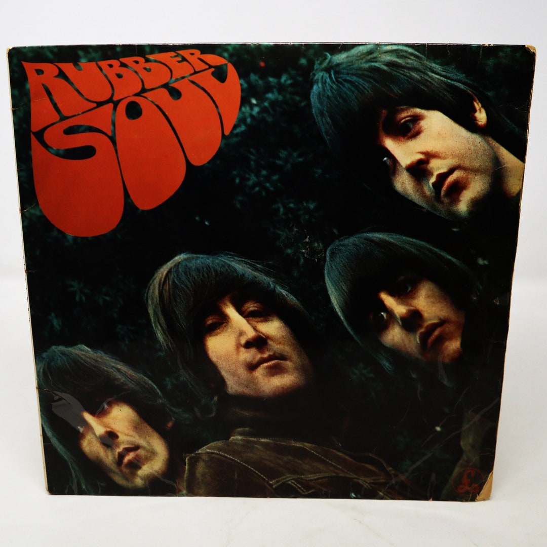 Vintage 1965 60s EMI Parlophone Records the Beatles - Rubber Soul