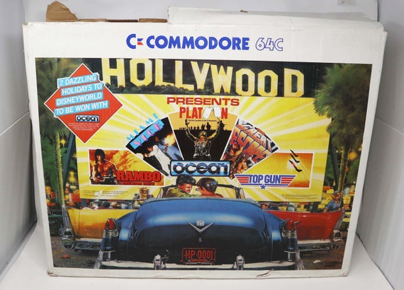 Vintage 1990s Commodore C64 Personal Computer Hollywood Presents