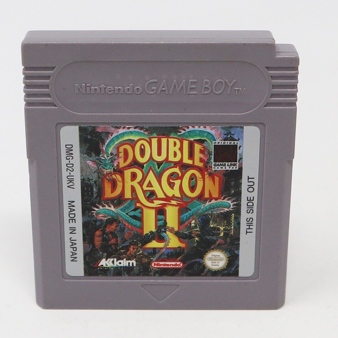 Vintage 1990s Game Boy Compact Video Game System Double Dragon II 2 ...