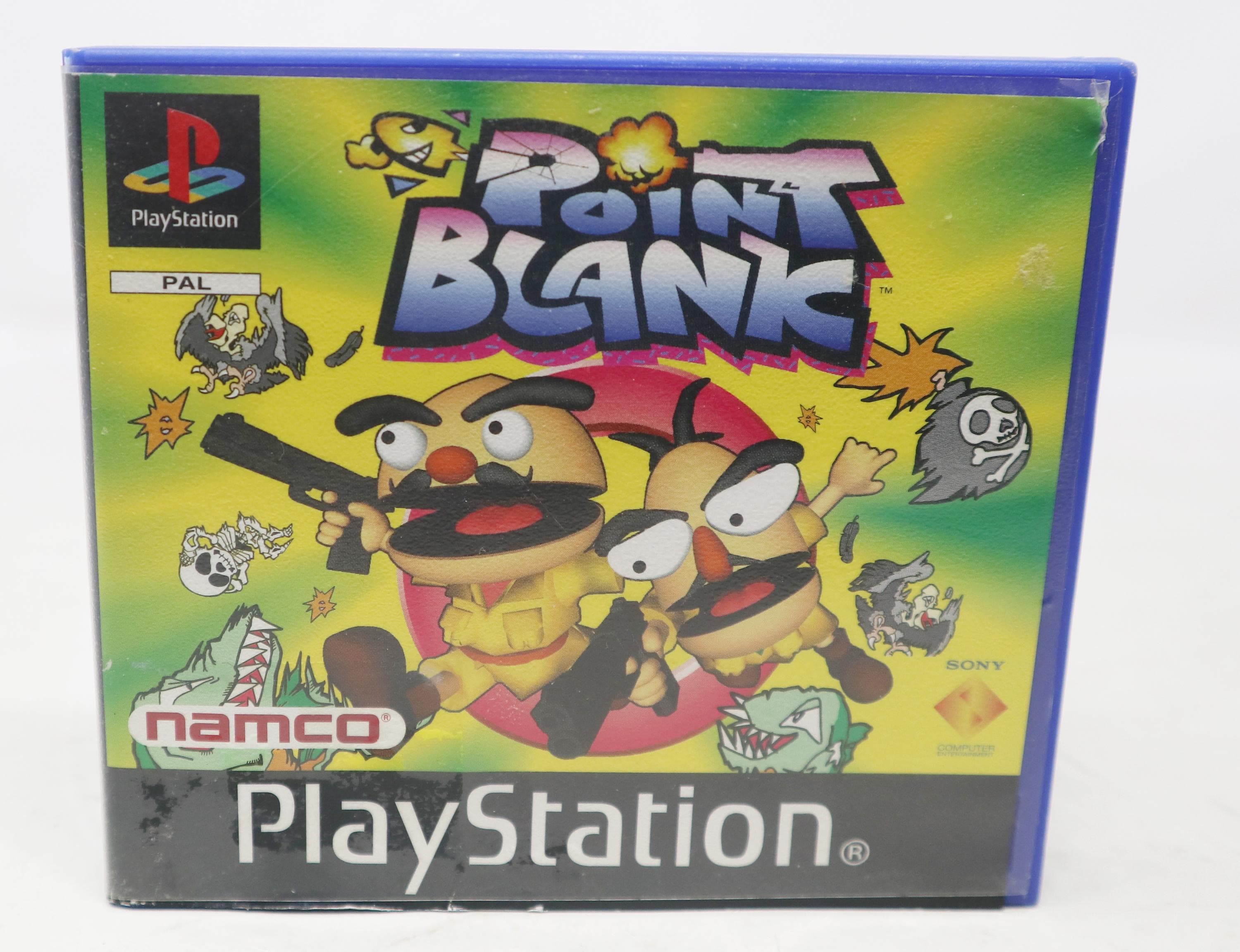 Vintage 1997 90s Playstation 1 PS1 Point Blank Video Game Pal 1-2