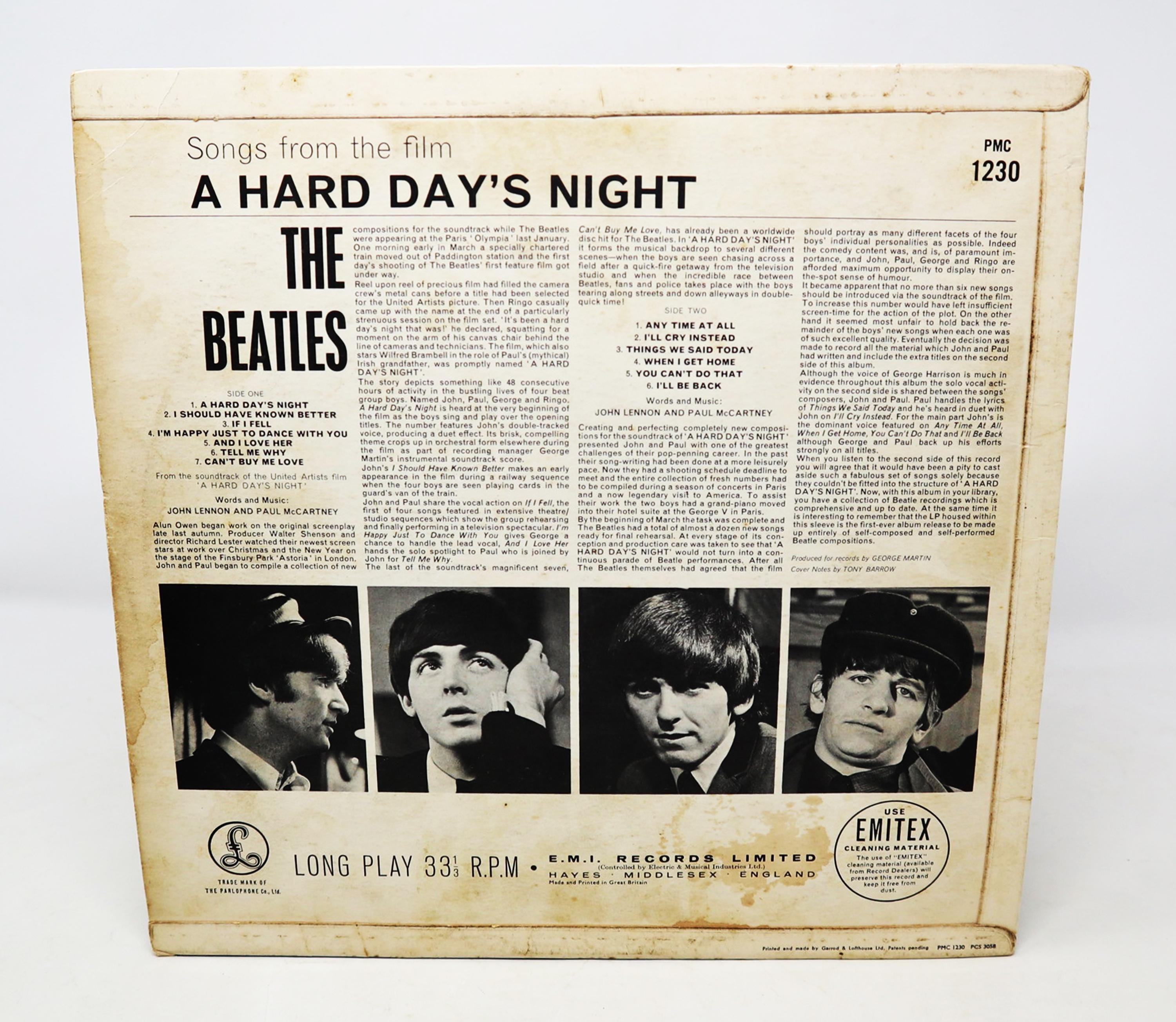 BEATLES★A Hard Day's Night UK Y/B Parlop BEATLES☆A Hard Day's Night UK Y/B Parlop - メルカリ