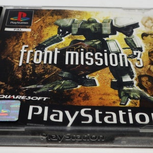 Vintage 2000 Playstation 1 PS1 Front Mission 3 Video Game Pal Version Black Label 1 Player image 5