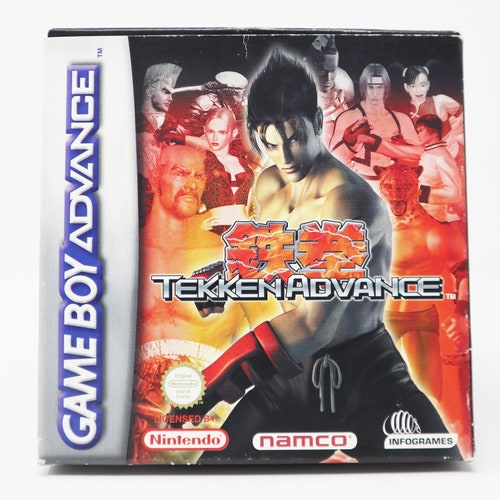 Vintage 2001 Nintendo Game Boy Advance Tekken Advance Cartridge Video Game Boxed Pal