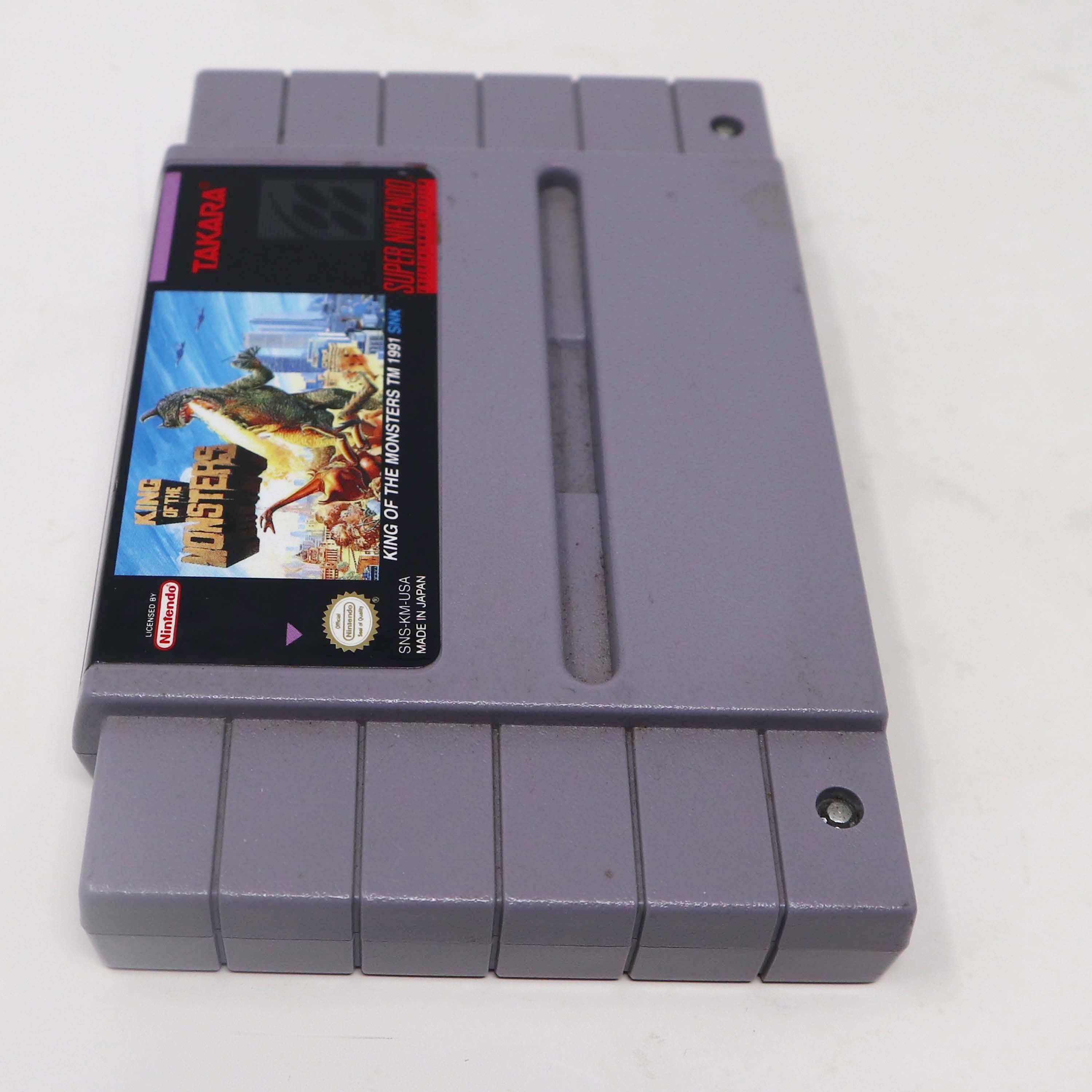 Vintage 1991 90s Super Nintendo Entertainment System SNES SNK King of the  Monsters Cartridge Video Game NTSC - Etsy