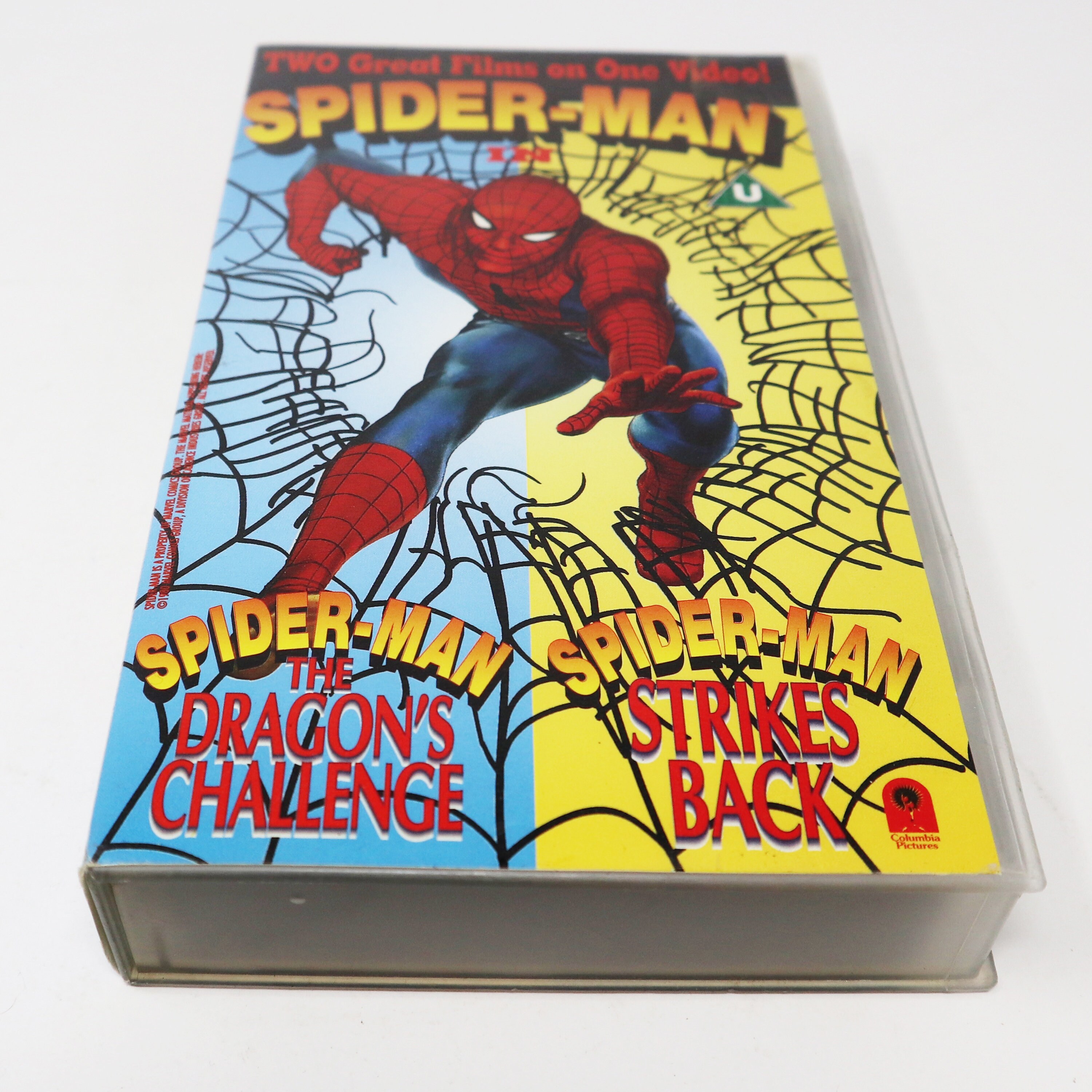 Vintage 1993 90s M.I.A. Columbia Tristar Video Spider-man the Dragon's  Challenge & Spider-man Strikes Back VHS video Home System Tape - Etsy