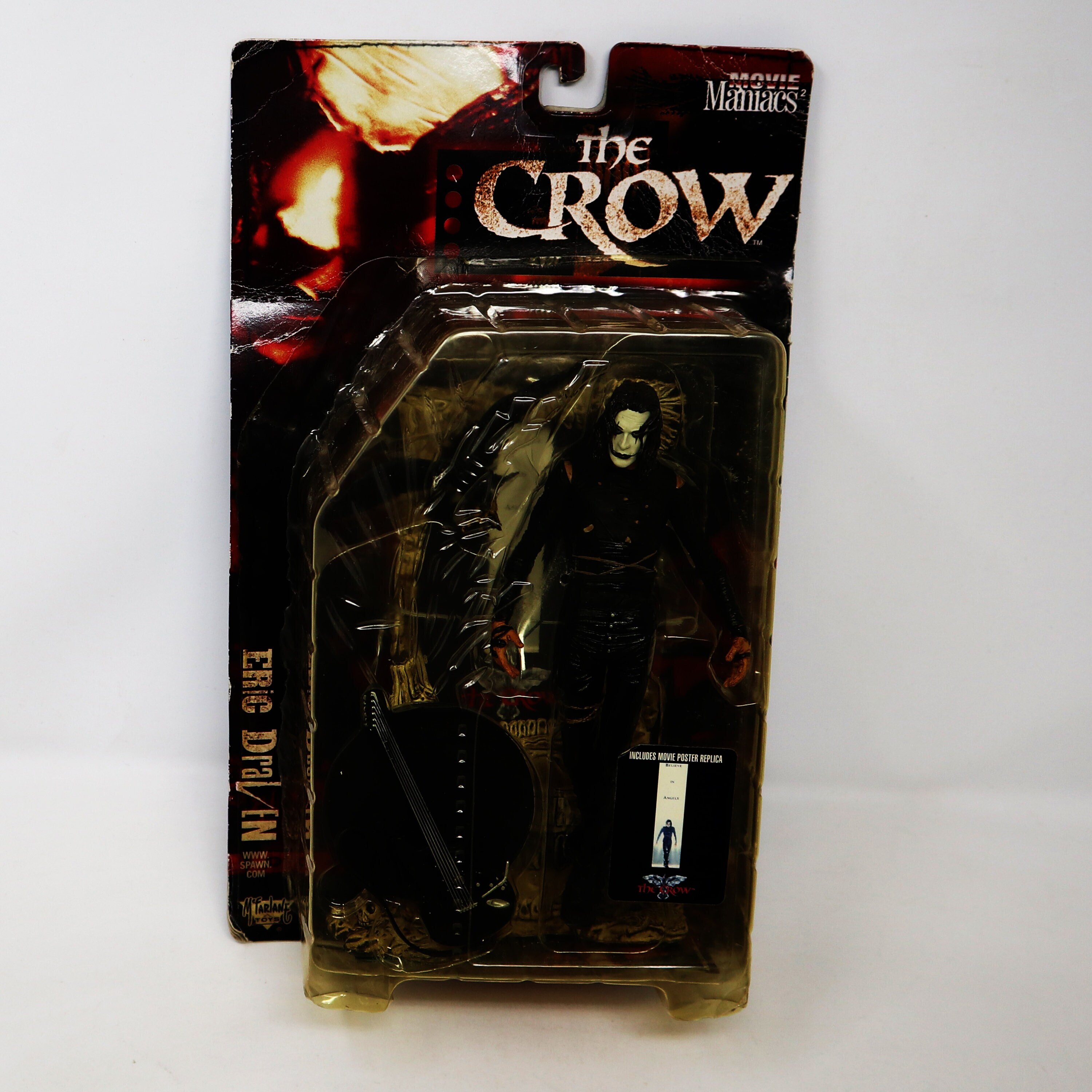 Vintage 1999 90s McFarlane Toys Movie Maniacs 2 The Crow