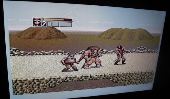 Vintage 1990s 90s Sega Mega Drive Megadrive Golden Axe III 3 16
