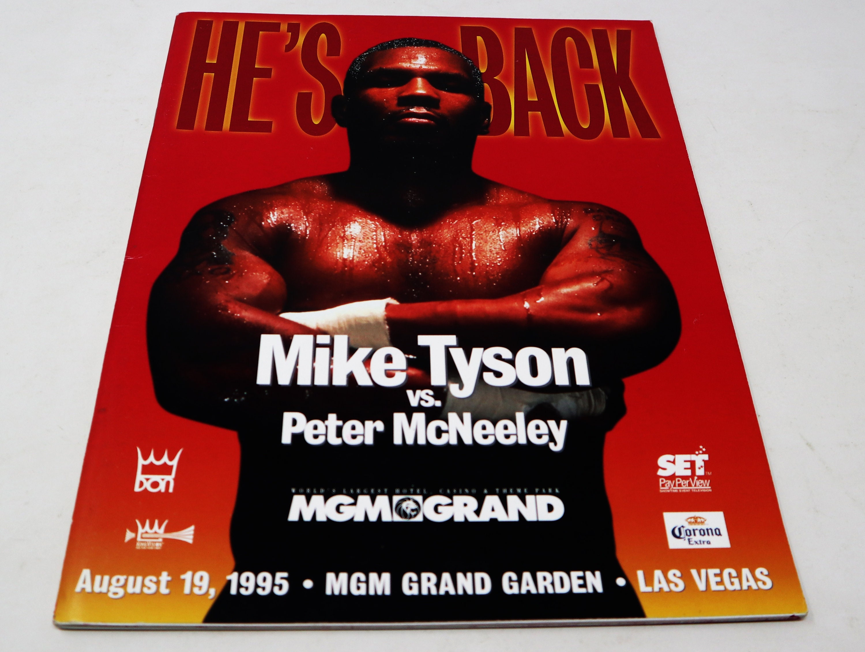 MIKE TYSON マイクタイソン １９９５年 ラスベガス MGM ヴィンテージ世界ヘビー級選手権ボクシング マイク・タイソン vs