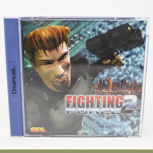 Vintage 1999 90s Sega Dreamcast Fighting Force 2 Game PAL Version