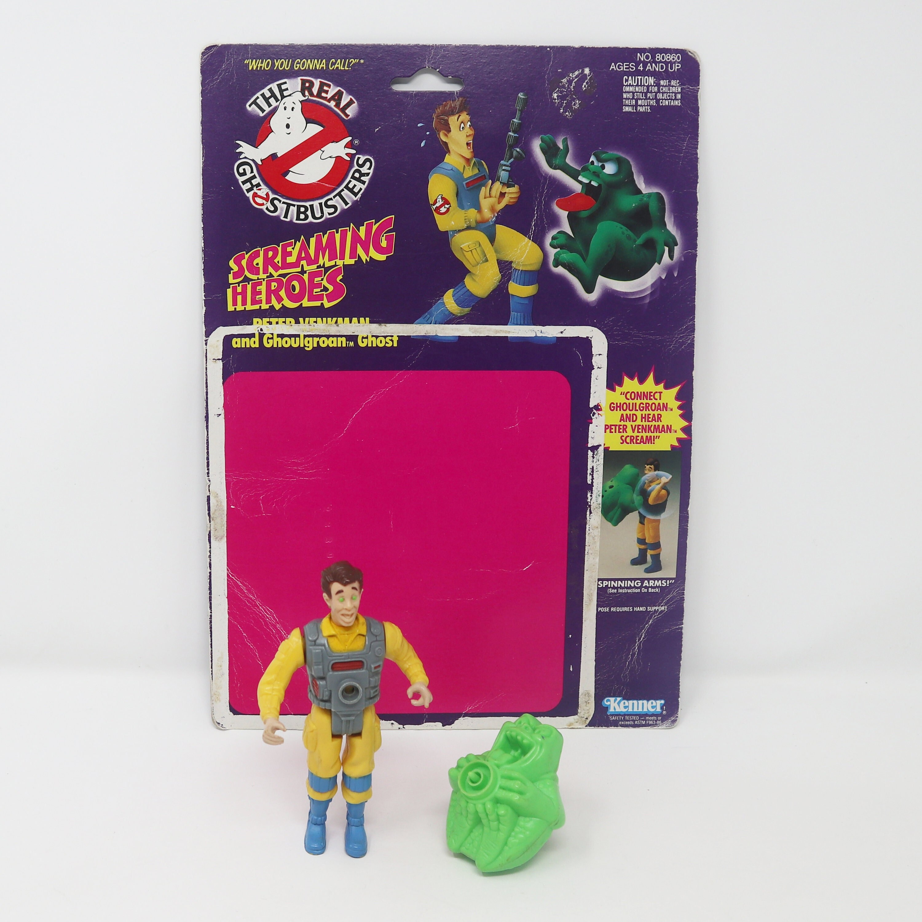Vintage 1988 80s Kenner the Real Ghostbusters Screaming Heroes 