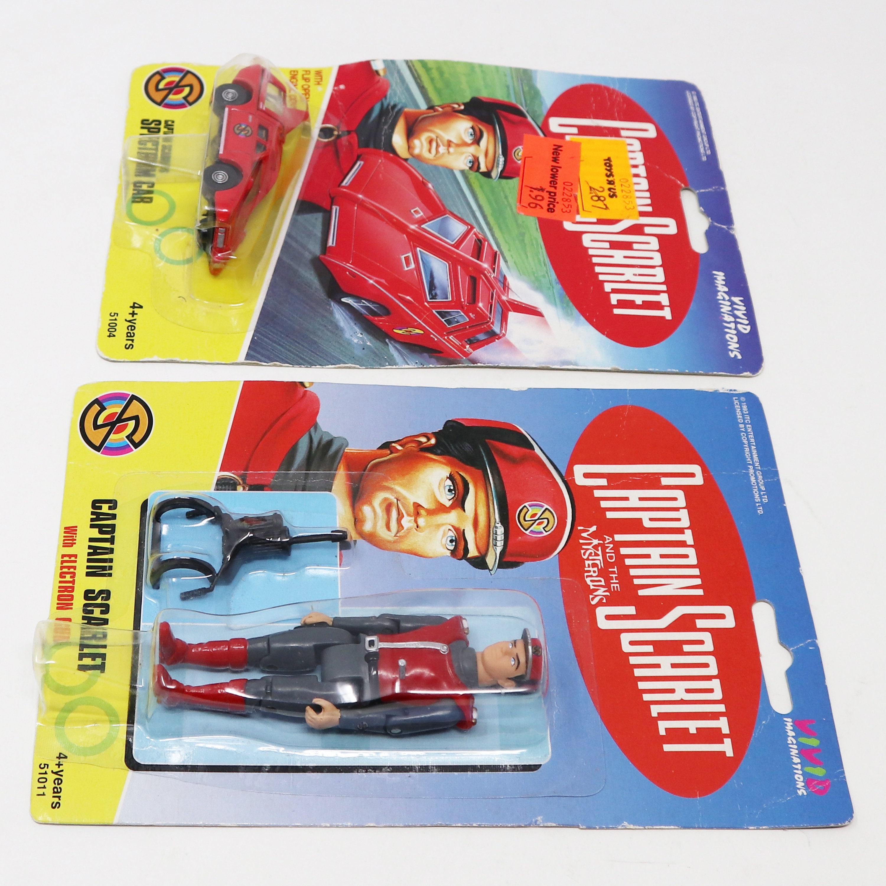 Vintage 1993 90s Vivid Imaginations Captain Scarlet and the Vintage 1993 90s Vivid Imaginations Captain Scarlet and the