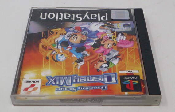 Vintage 2001 Playstation 1 PS1 Dancing Stage Disney Mix Video Game