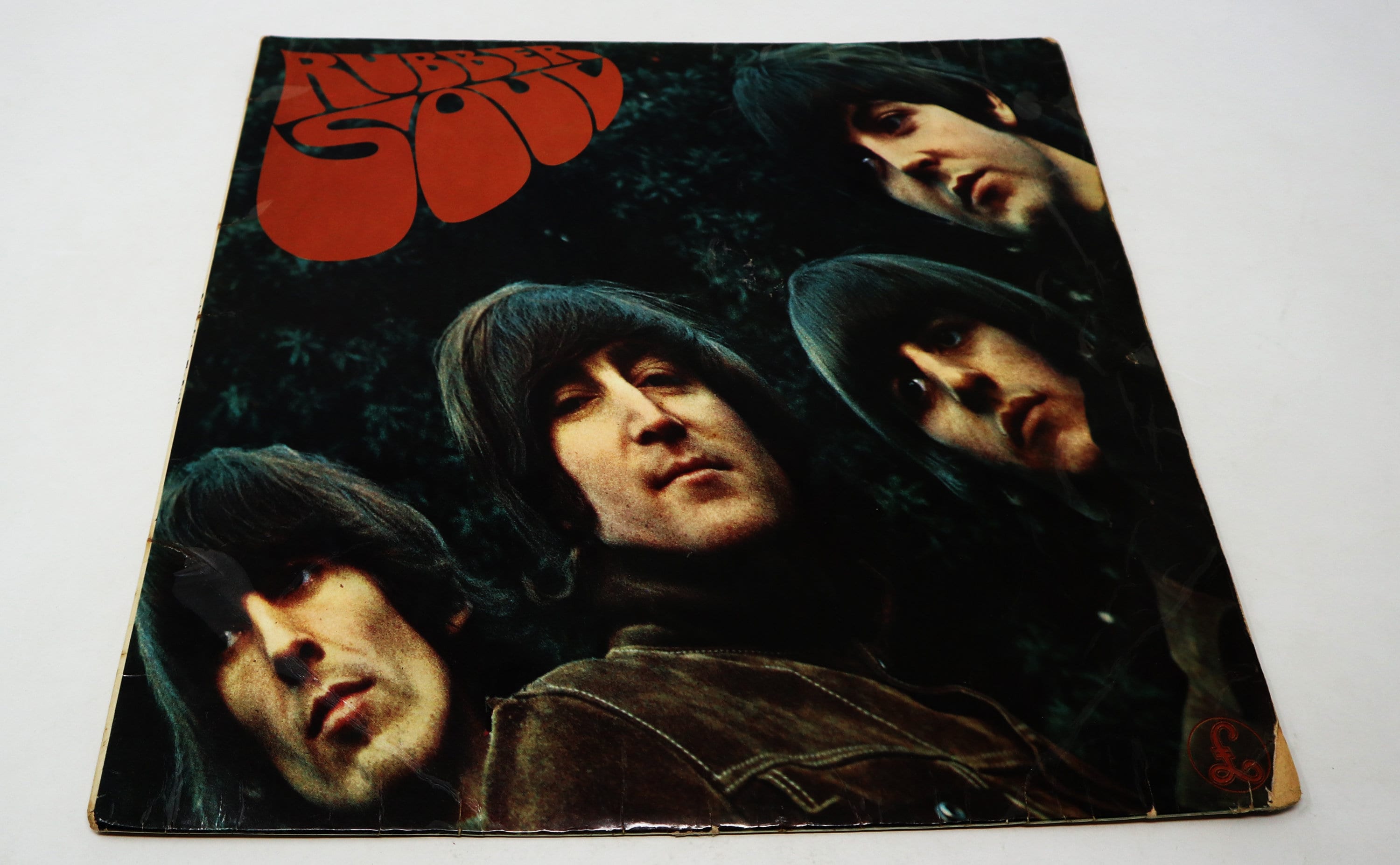 Vintage 1965 60s EMI Parlophone Records the Beatles - Rubber