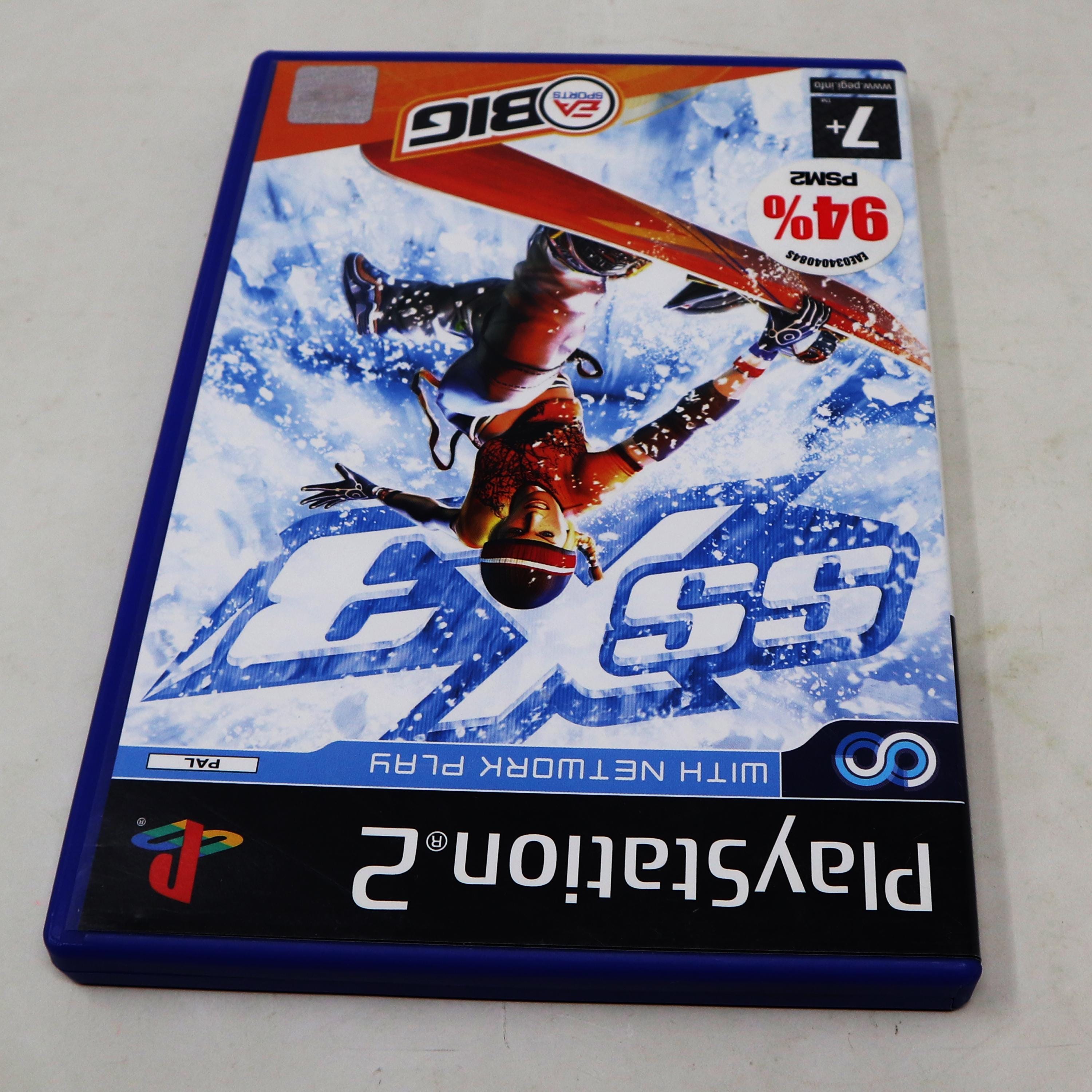 Vintage 2003 Sony Playstation 2 PS2 SSX 3 Snowboarding Video Game